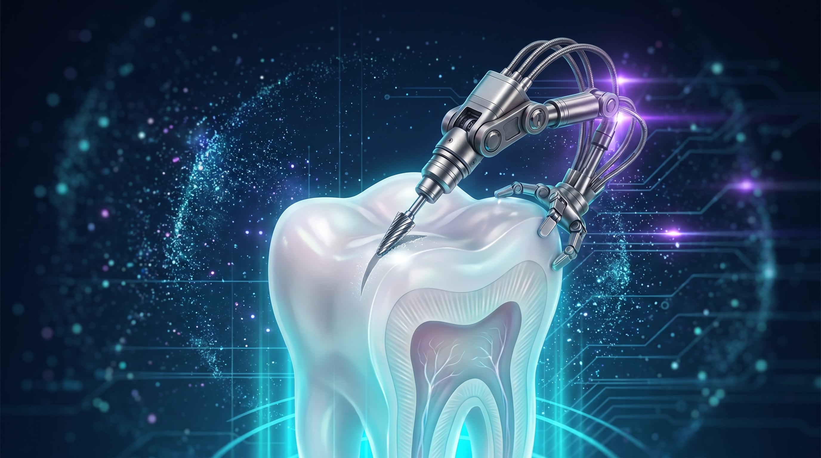 Robótica submilimétrica redefine la preparación de coronas dentales sin múltiples citas