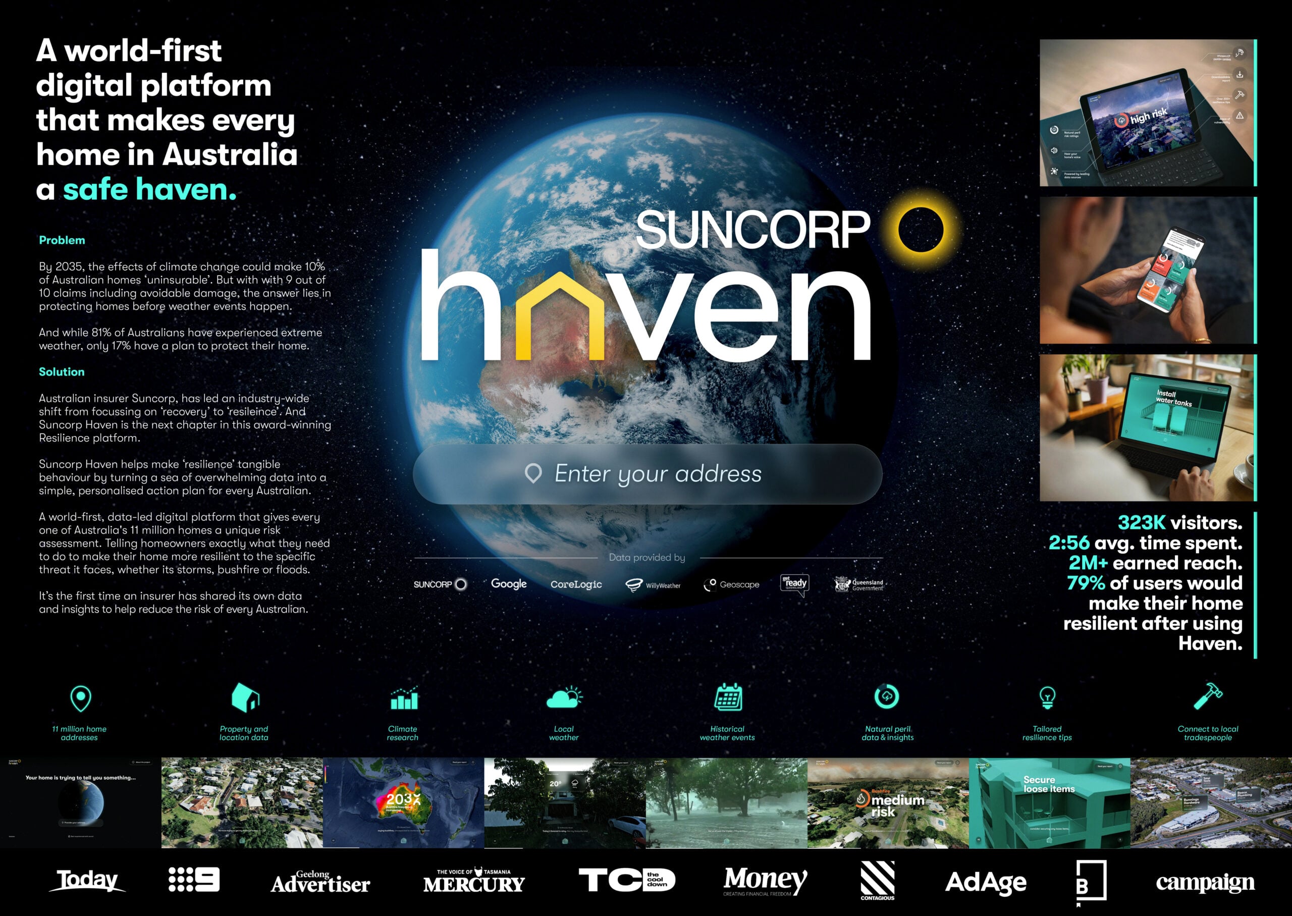 HAVEN de Suncorp Insurance conquista el Titanium Grand Prix en Cannes Lions