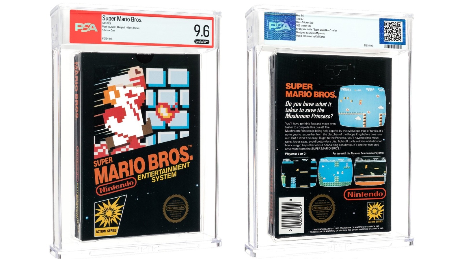 Una rara copia sellada de Super Mario Bros. se vendió por 3 millones de dólares
