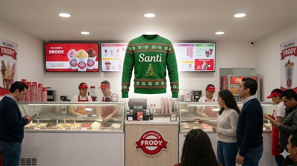 Santi, el niño con suéter navideño se viraliza y ahora marcas lo buscan: Frody también quiere recompensarlo