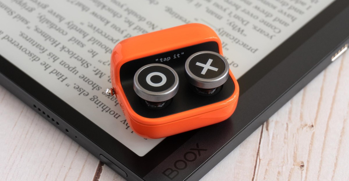 El control remoto peculiar de Boox para pasar páginas me conquistó
