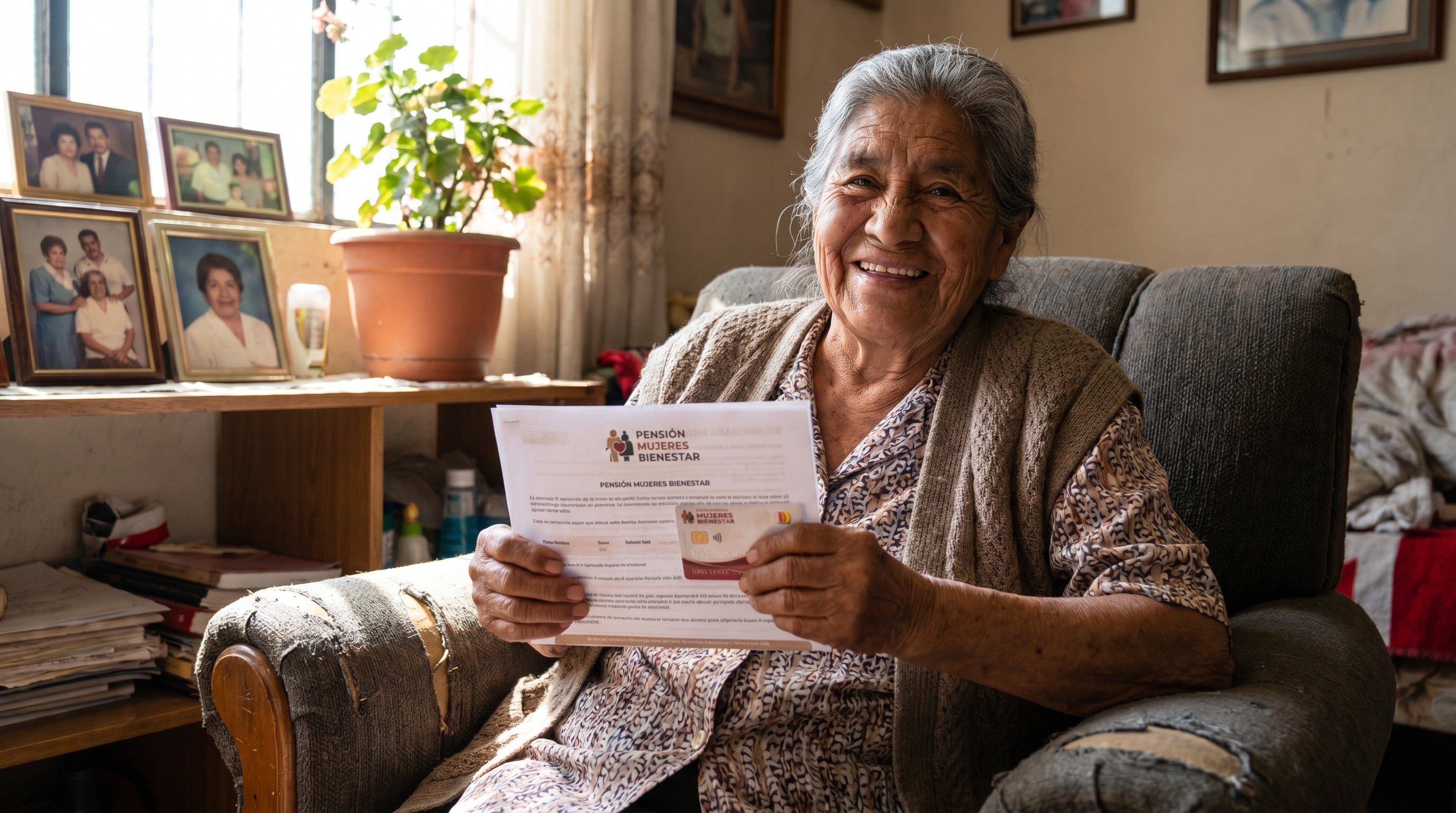 Cómo registrar a tu madre en la Pensión Mujeres Bienestar si no puede salir de casa