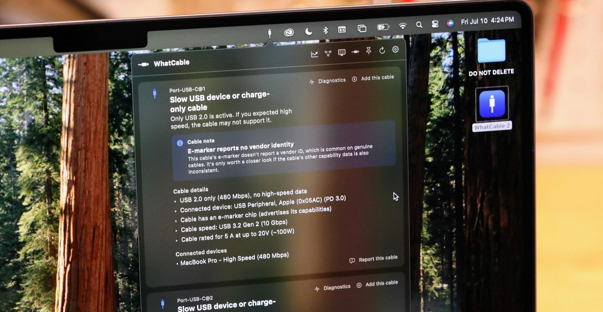 Diagnóstico de cables USB-C en Mac: cómo verificar especificaciones reales sin herramientas especializadas