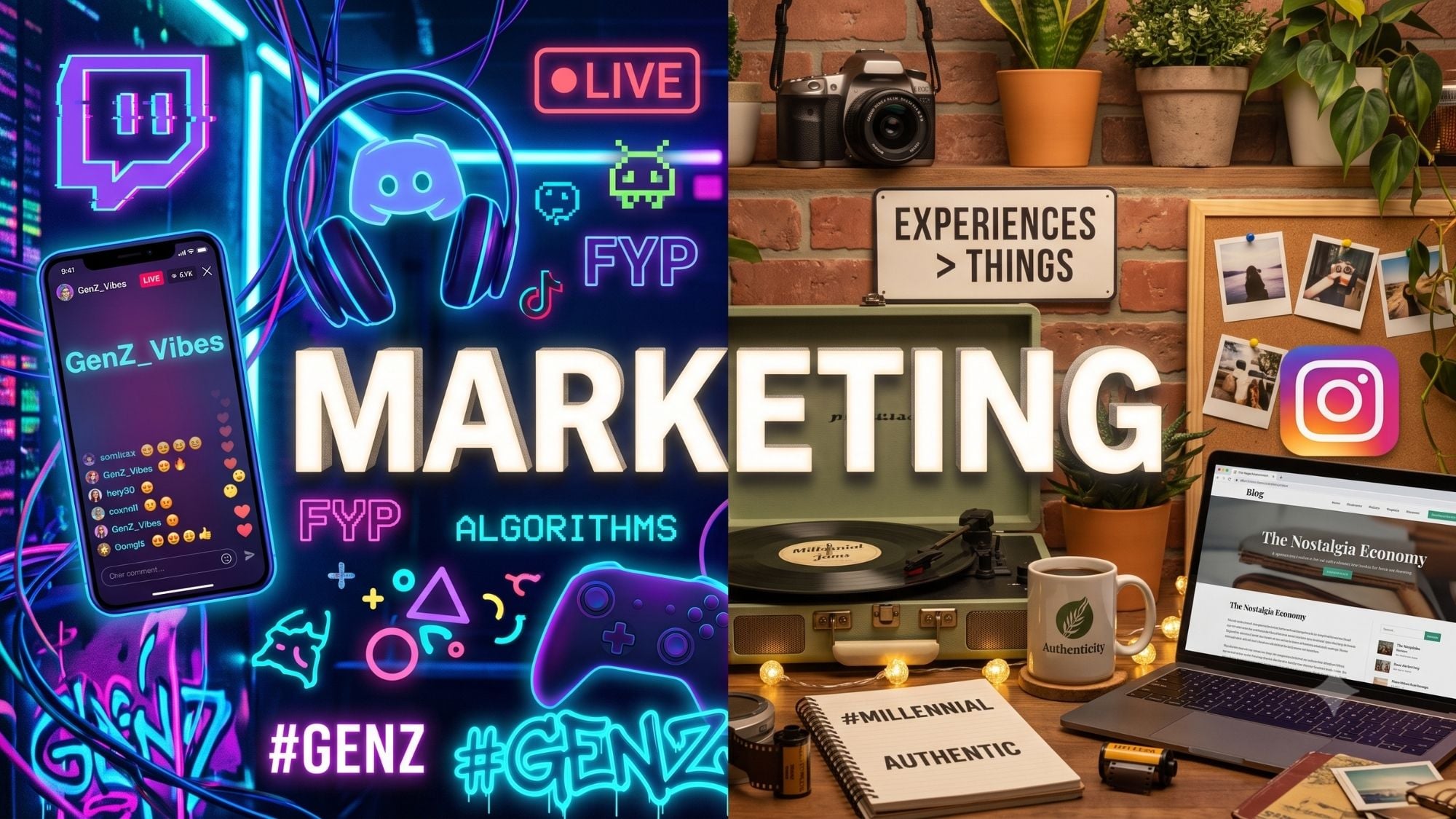 Cinco diferencias clave entre Gen Z y Millennials que redefinen estrategias de marketing