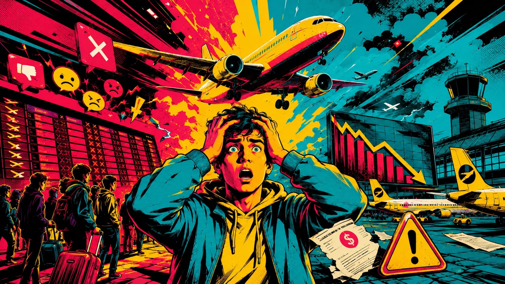 Crisis operativa en aerolíneas low cost: cuando el modelo de bajo costo se desmorona